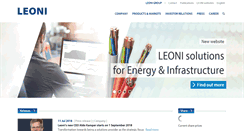 Desktop Screenshot of leoni.com